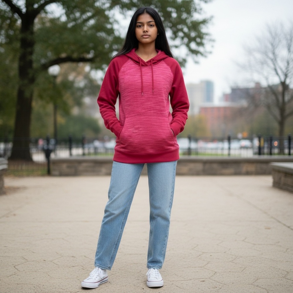BCG Women's Burgundy Hoodie Size XL